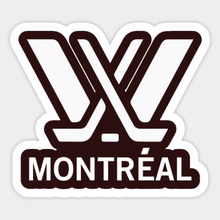 Montreal pwhl Sticker